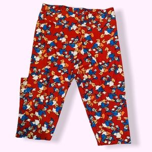 LuLaRoe Disney Donald Duck Tall and Curvy Legging